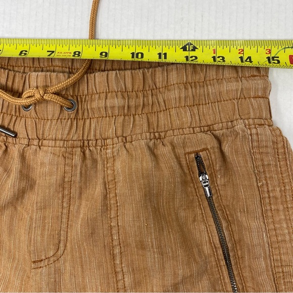 Athleta Cabo Linen Textured Wide Leg Pant Size 6 - Picture 8 of 11